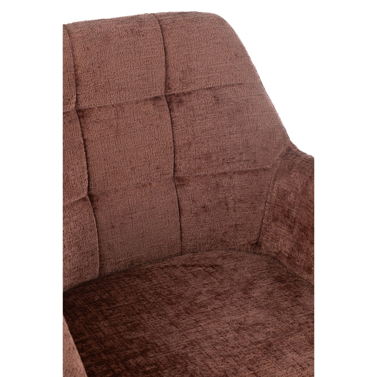 Stoel Louna Ijzer/Acryl Bruin J-Line