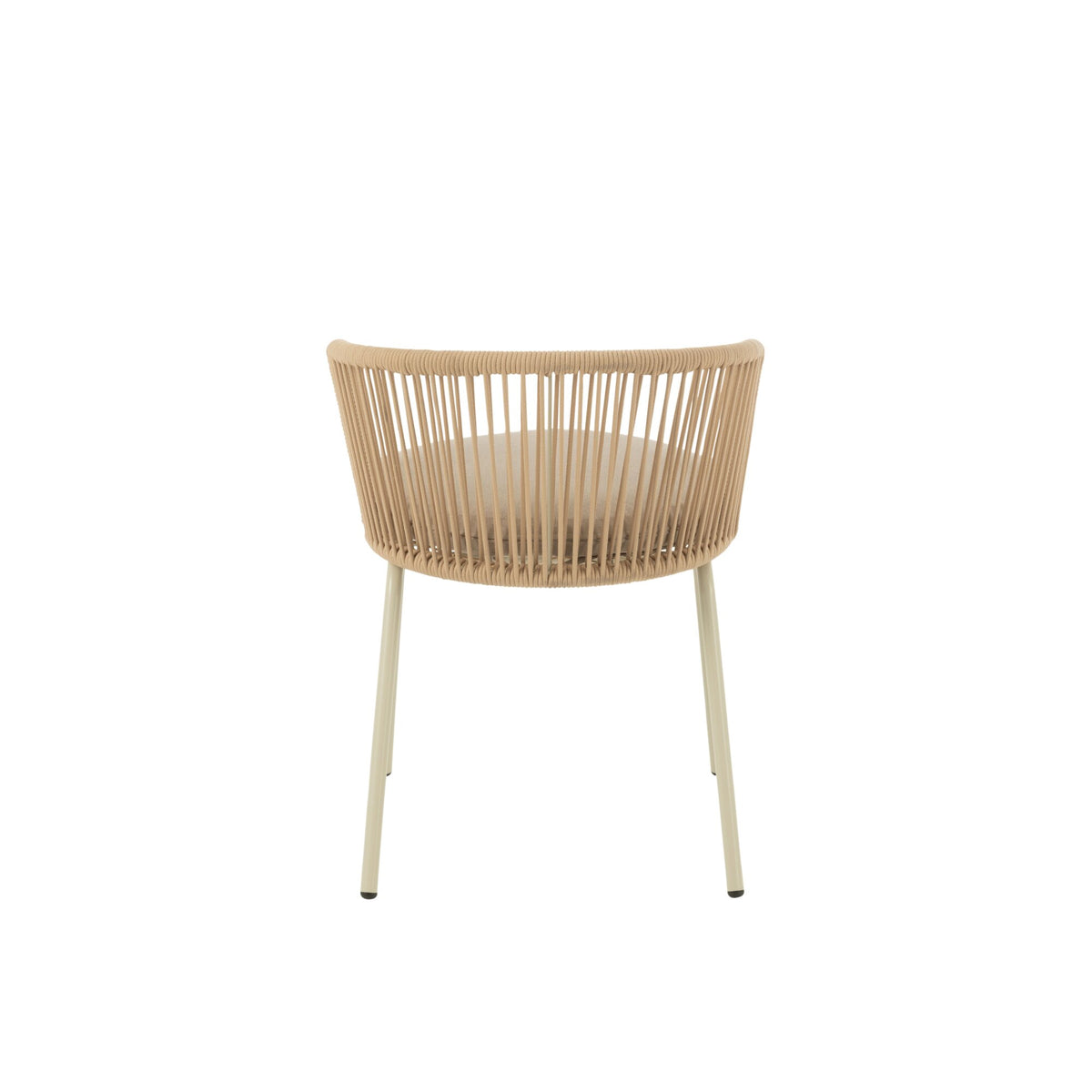 Stoel Toa Metaal/Koord Beige J-Line