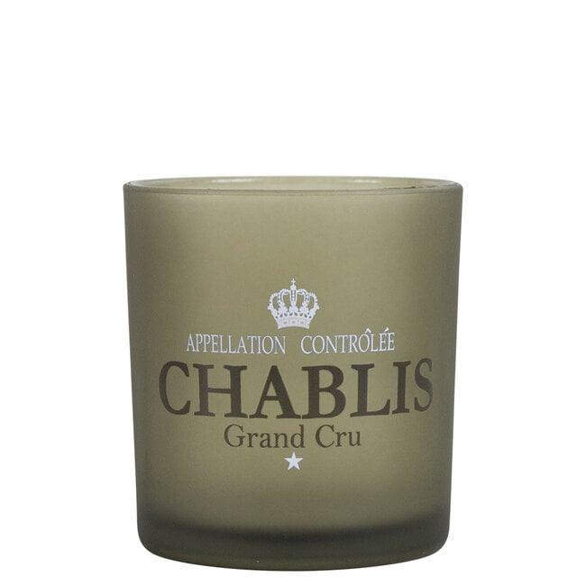 Windlicht Wijn Chablis Taupe Small 8 cm - Windlicht - Mars & More - livinglovely.nl