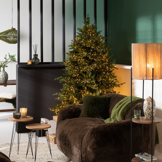 Xmas Tree 3000Led Lights Plastic Green - - J-Line - livinglovely.nl