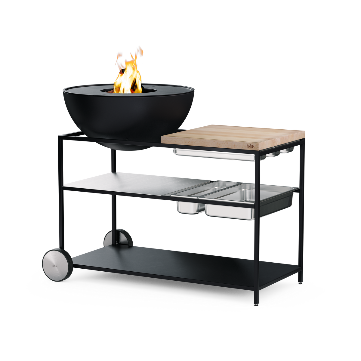 Fire Kitchen BBQ met Höfats Bowl 70 Buitenkeuken