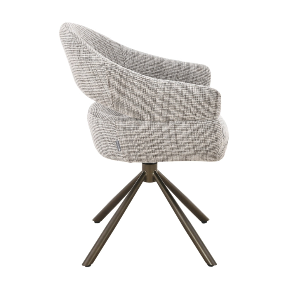 MUST Living Draaibare Eetkamerstoel Clooney Beige