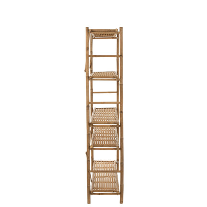 Rek 5 Planken Bamboe Naturel J-Line