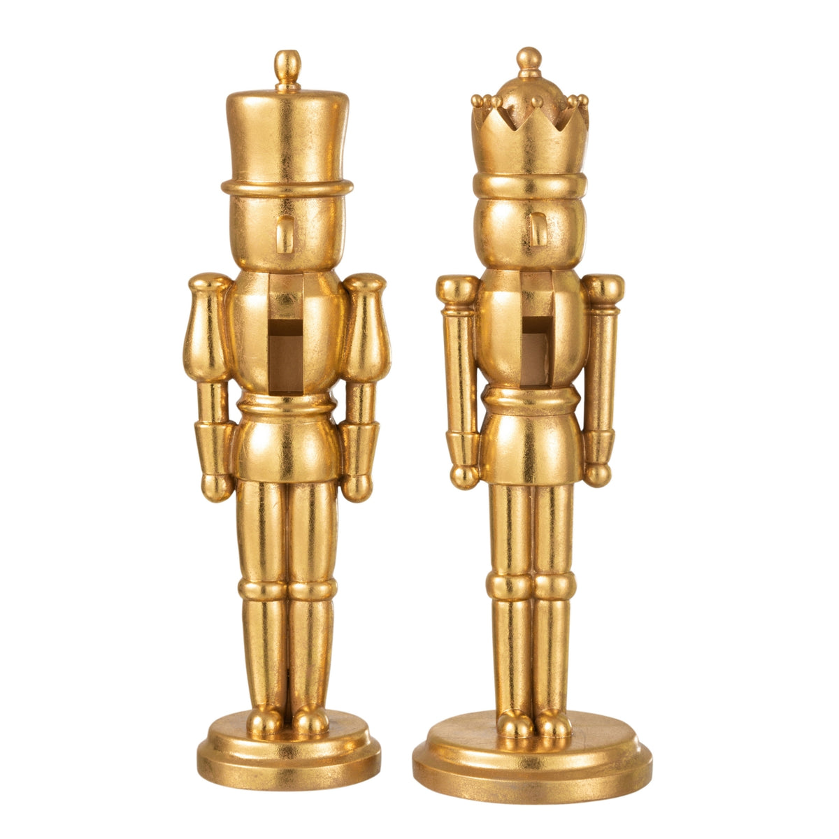 Notenkraker Goud Large 47cm J-Line Set van 2 J-Line
