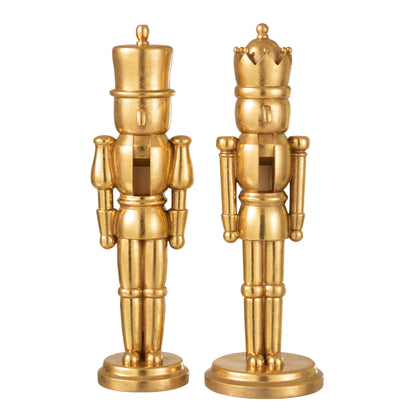 Notenkraker Goud Large 47cm J-Line Set van 2 J-Line