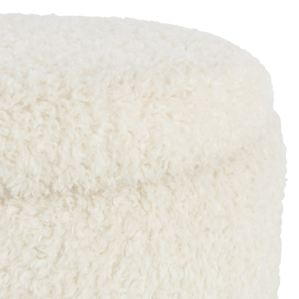 Poef Opslag Teddy Polyester Wit J-Line