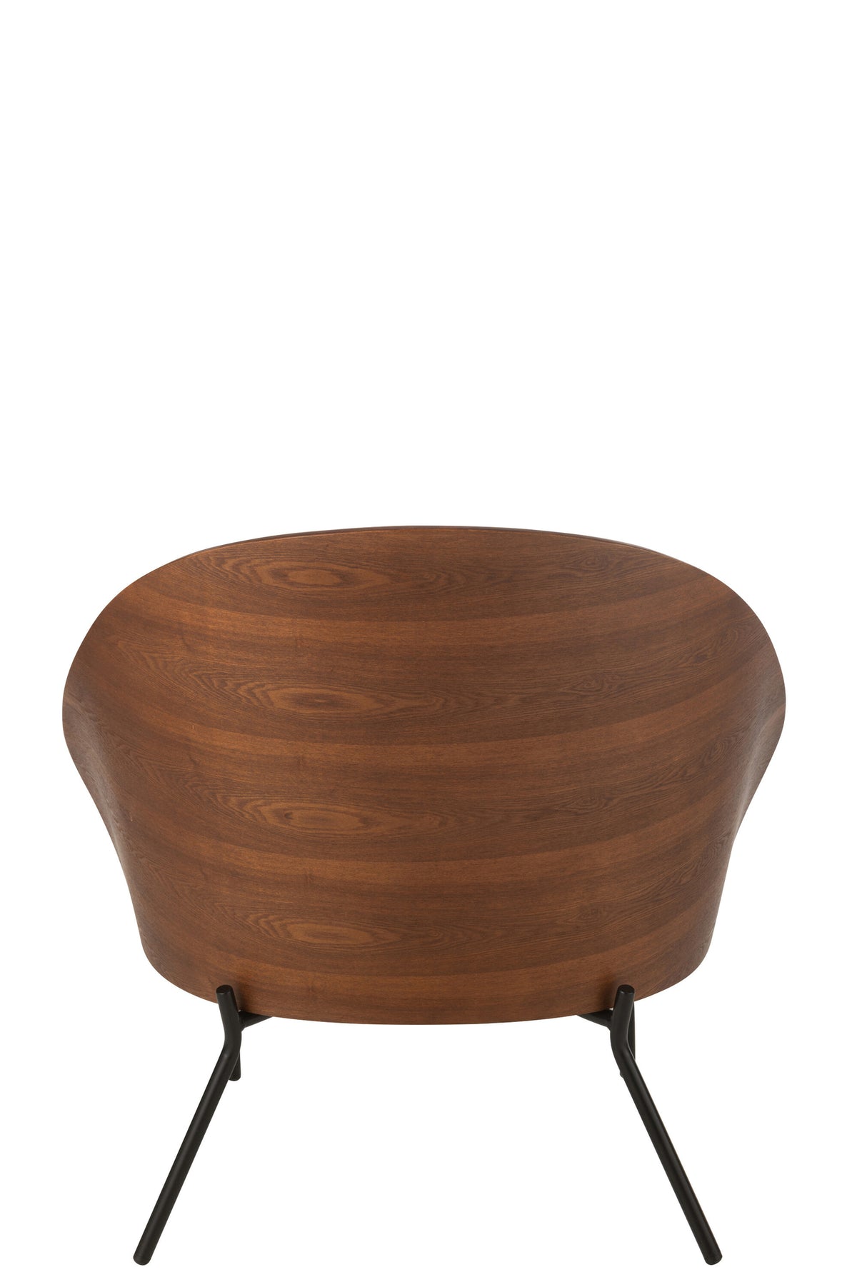 Loungestoel Lone Multiplex/Metaal Bruin/Beige J-Line