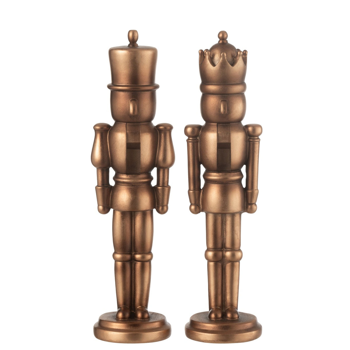 Notenkraker Resine Antiek Goud Small Set van 2 J-Line