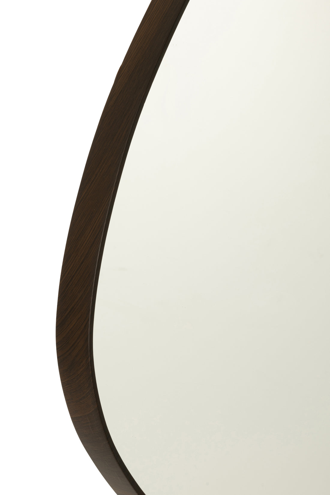 Wandspiegel Abstract Spiegel/Mdf Donkerbruin Large J-Line