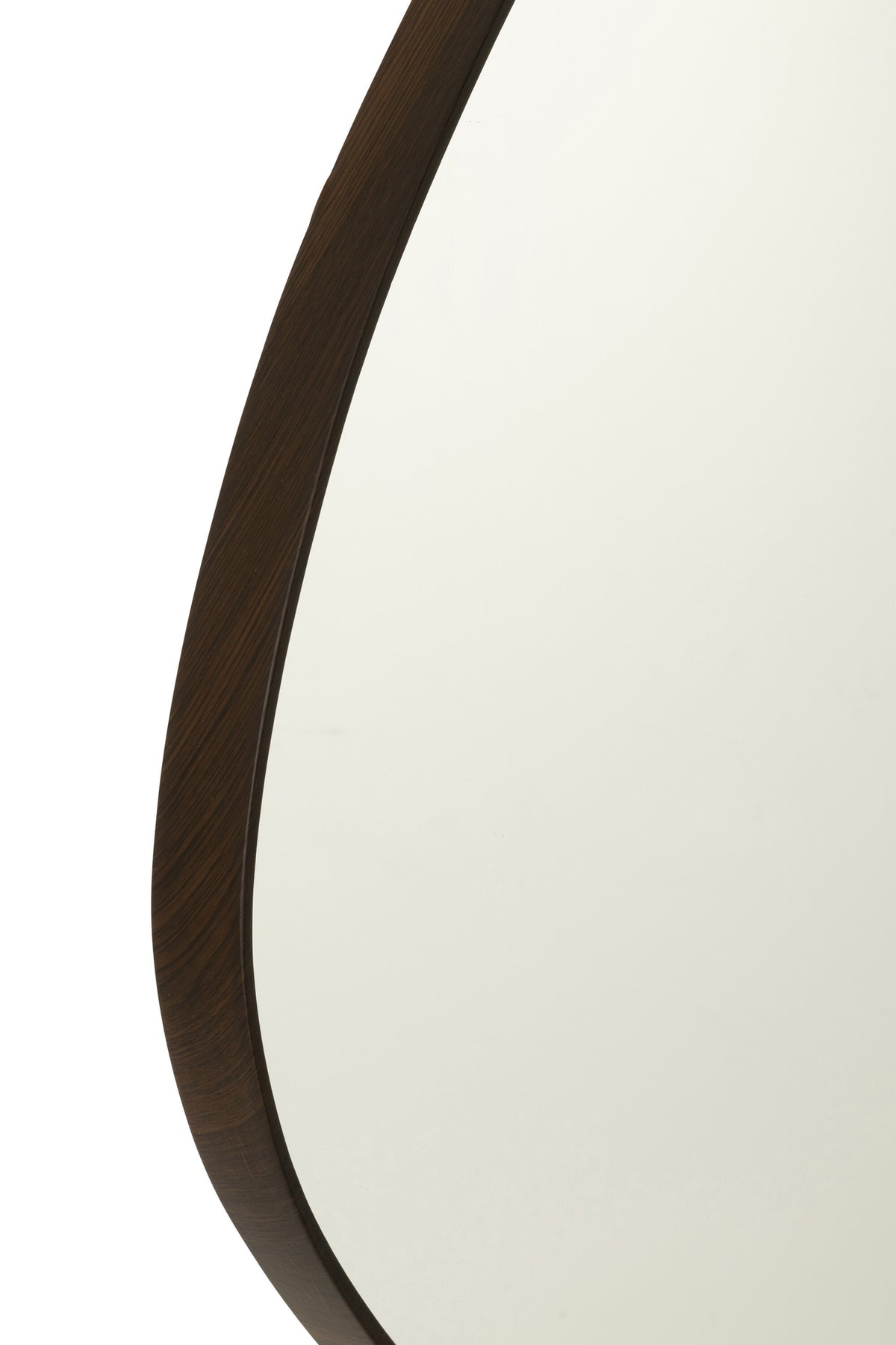 Wandspiegel Abstract Spiegel/Mdf Donkerbruin Large J-Line