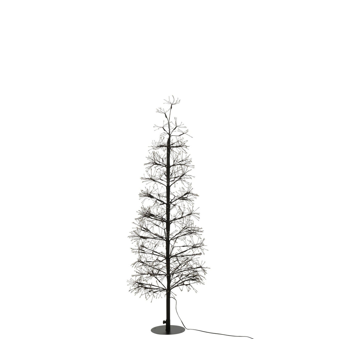 Kerstboom Led Warm Witte Lichten Ijzer Zwart Medium H120cm J-Line