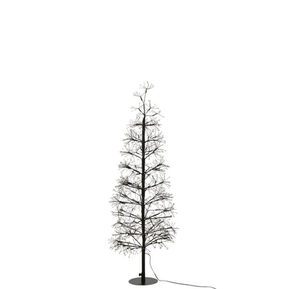 Kerstboom Led Warm Witte Lichten Ijzer Zwart Medium H120cm J-Line