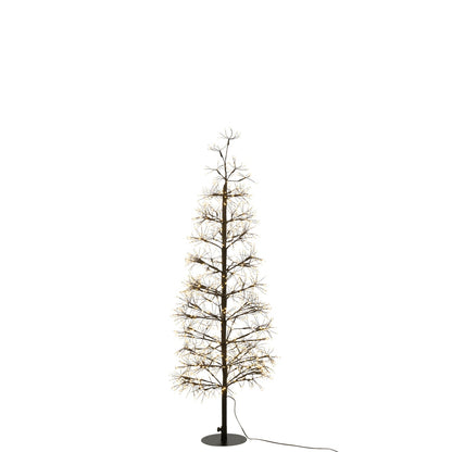 Kerstboom Led Warm Witte Lichten Ijzer Zwart Medium H120cm J-Line