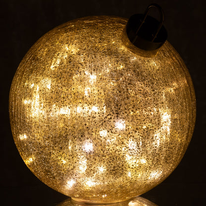 Kerstbal Led Glas Goudkleurig Large J-Line