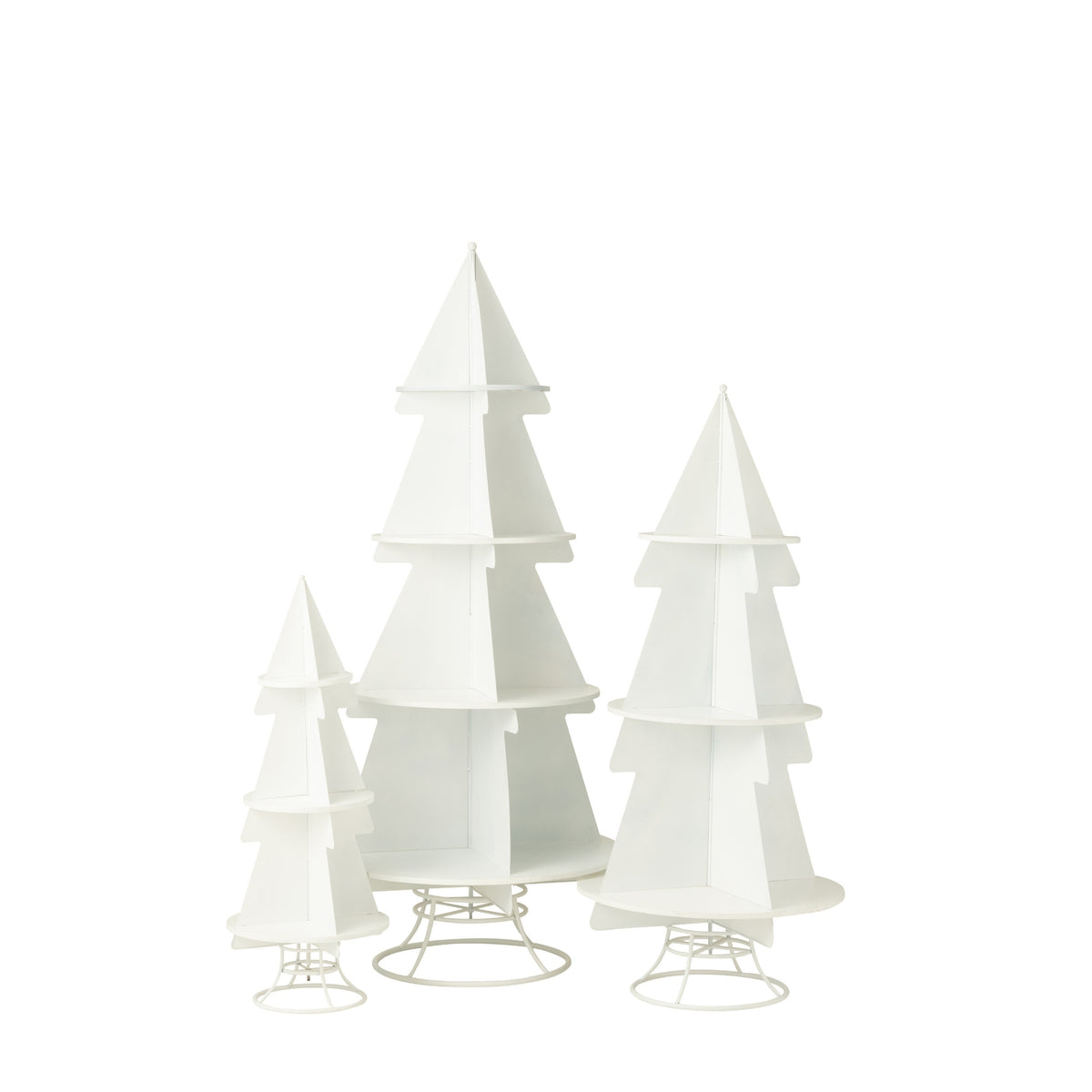 Kerstboom Display Metaal Wit Medium J-Line