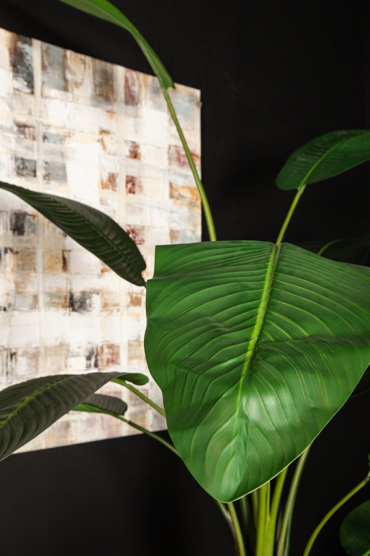 Leaves Plant Green PE Real Touch Strelitzia L 110x63x235cm PTMD