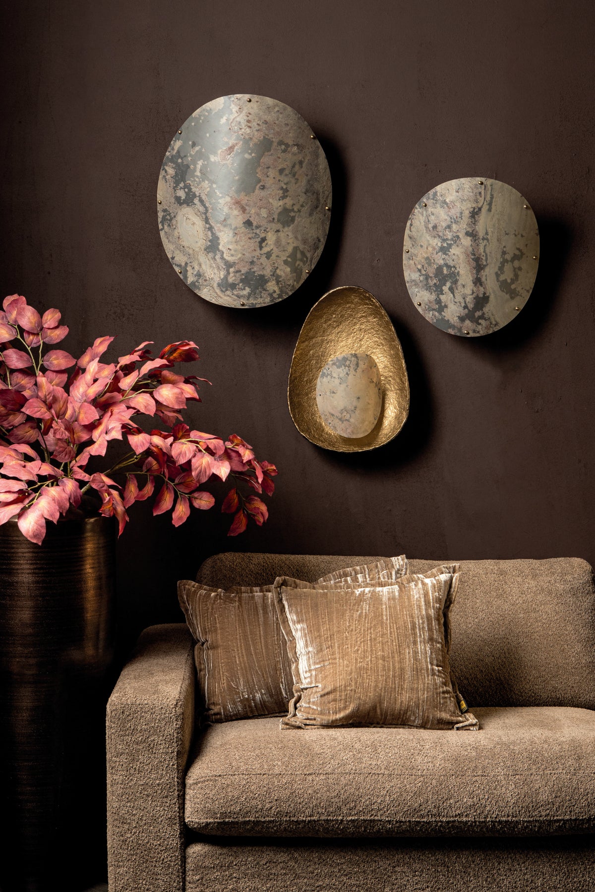 Hen Natural stone veneer wall lamp small PTMD