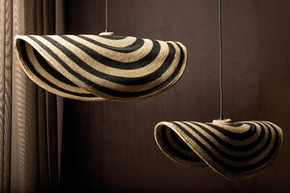 Loulou Natural Seagrass Wavy Hanglamp Large PTMD