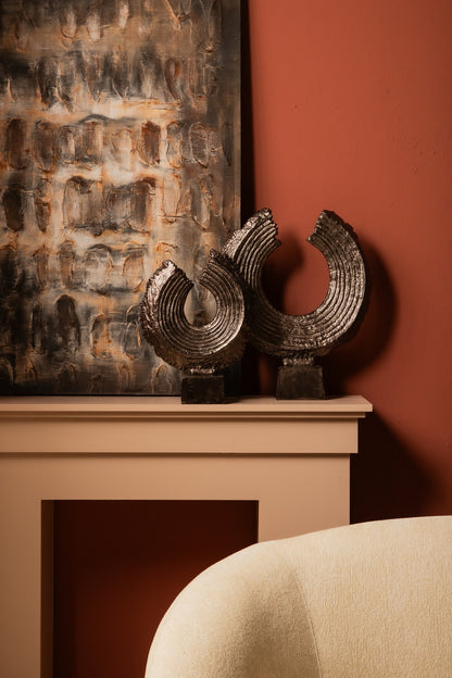 Deco Object Apolline S - 33x12x43 cm - Aluminium - Brons PTMD
