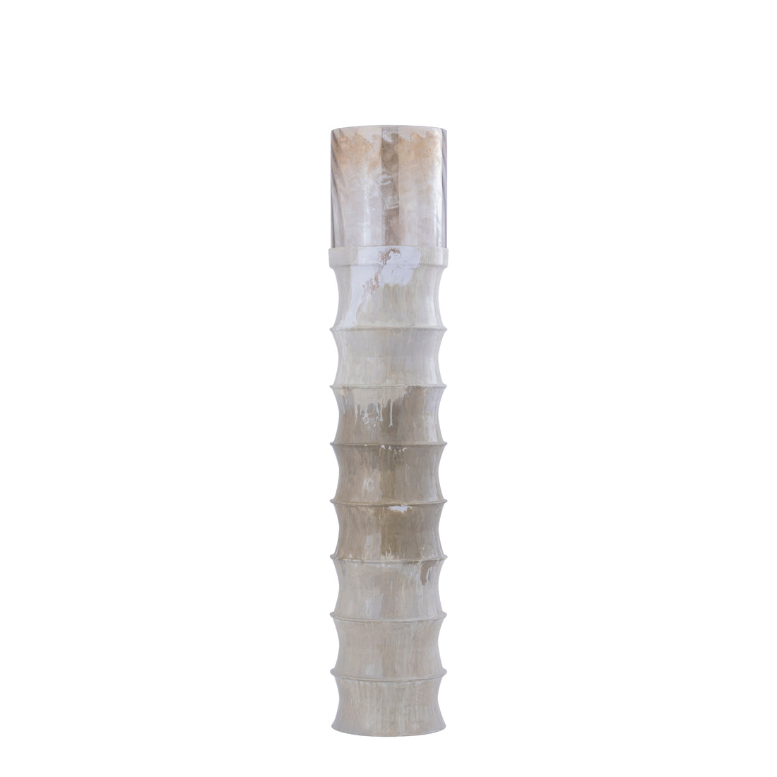 Windlicht Kaylyne Crème Emaille Medium PTMD