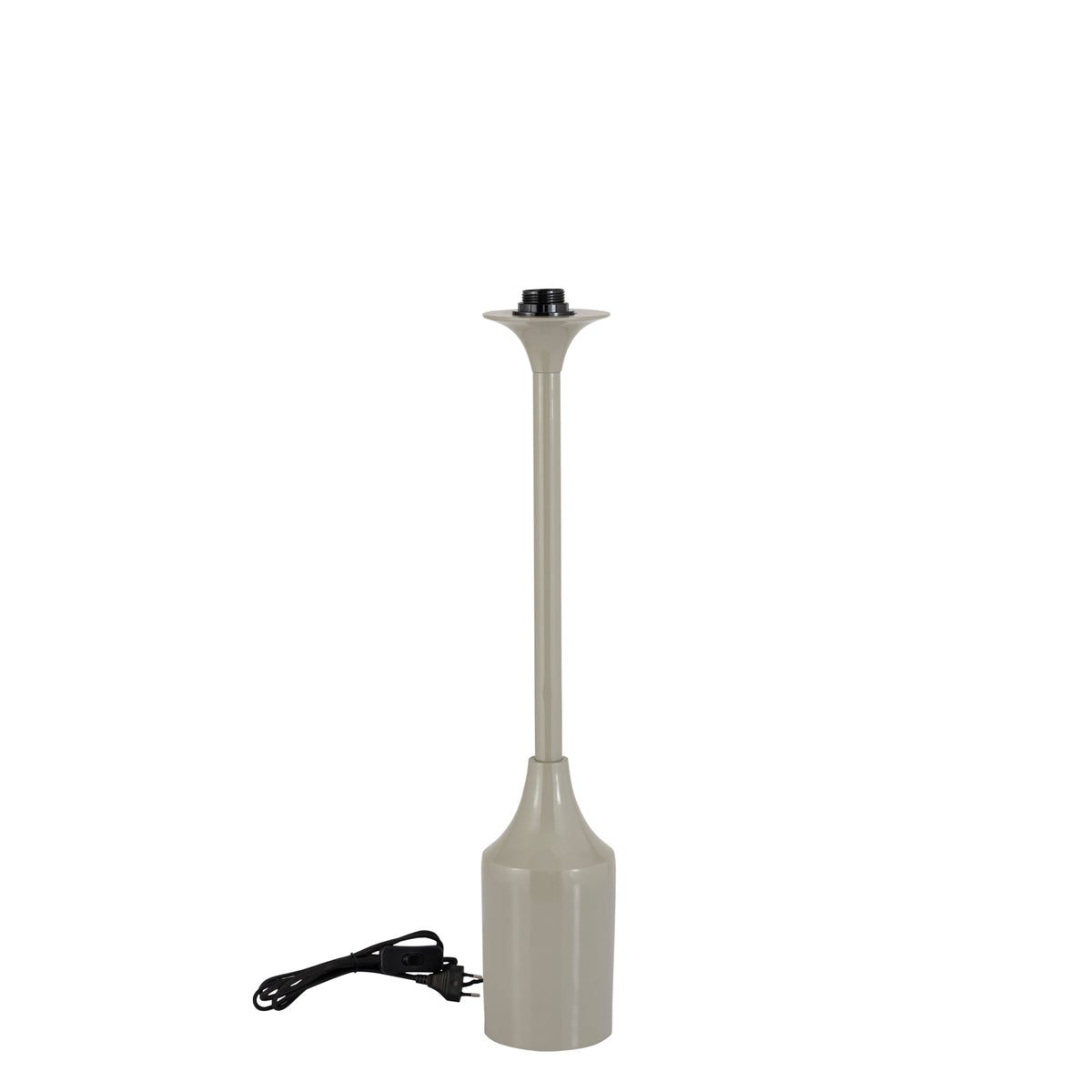 Tanaiya Cream Round Iron Table Lamp Round Cap PTMD
