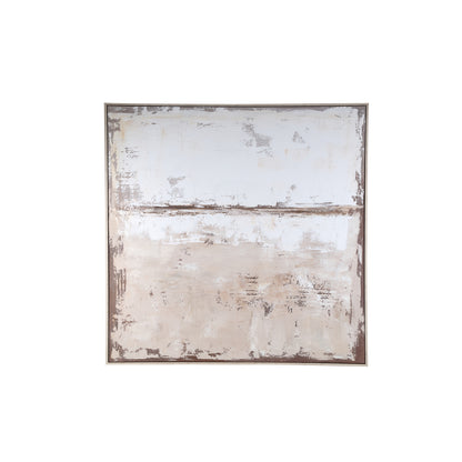 Asante Natural canvas paint wallpanel square frame PTMD