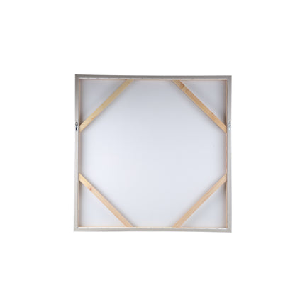 Asante Natural canvas paint wallpanel square frame PTMD