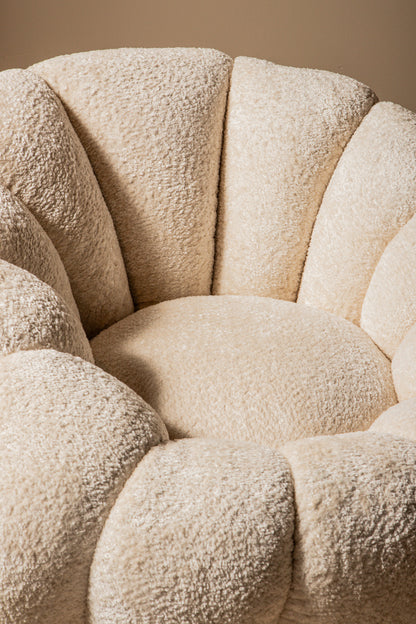 Draaibare Fauteuil Daisy Creme Euphoria PTMD