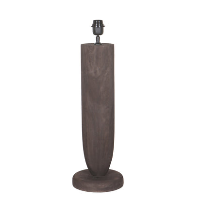 Lorinne Brown mango wood table lamp single PTMD