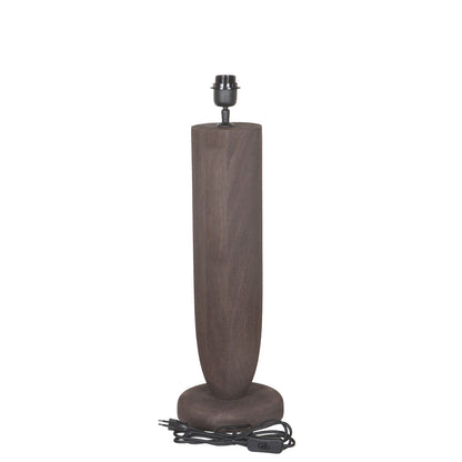 Lorinne Brown mango wood table lamp single PTMD