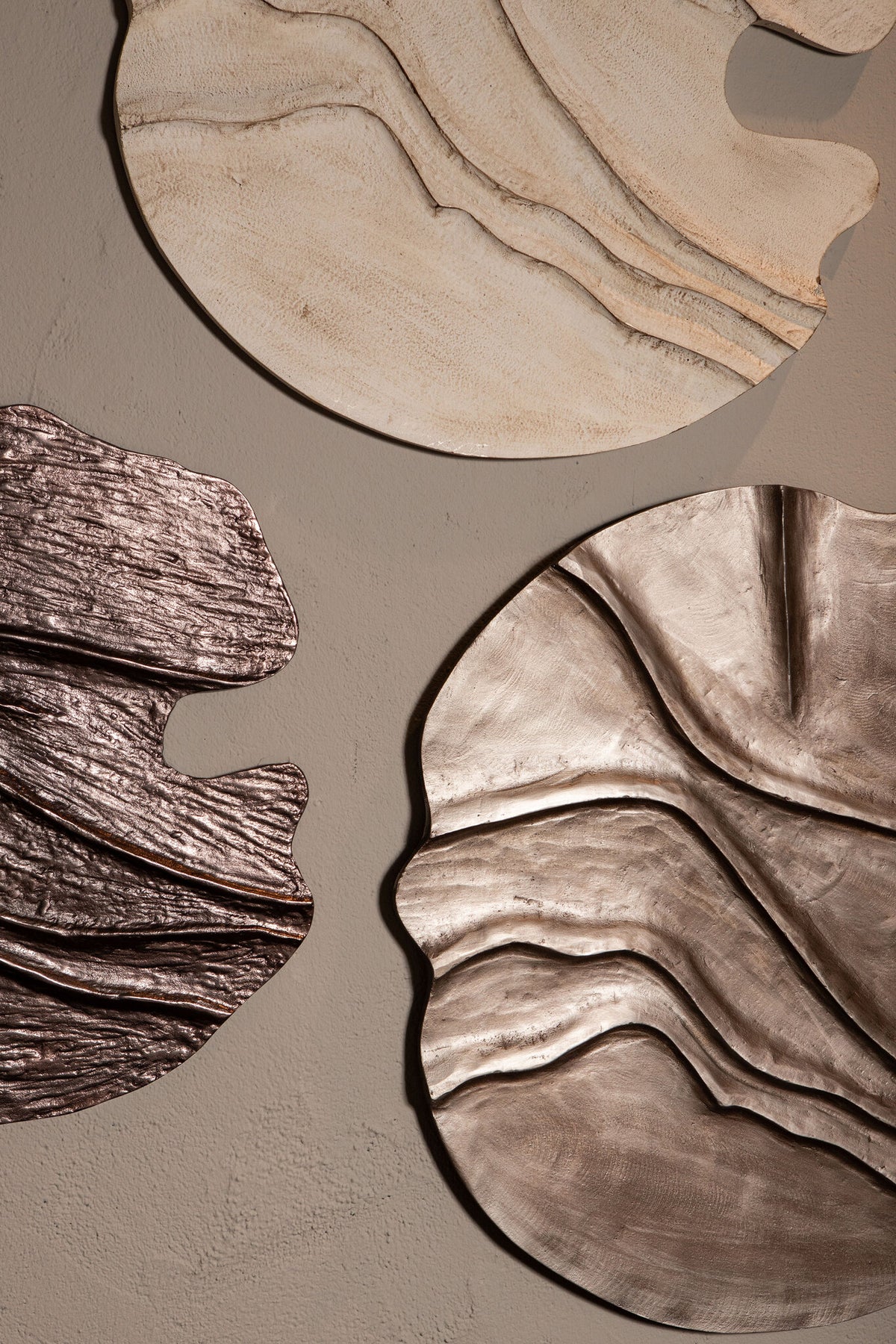 Samraj Brown MDF Wall Panel Wave Structure PTMD