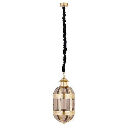 Hanglamp Mikk Ovaal Small - Ø31x71 cm - Glas - Messing PTMD