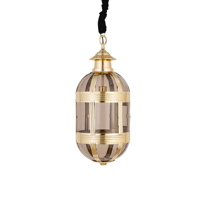Hanglamp Mikk Ovaal Small - Ø31x71 cm - Glas - Messing PTMD
