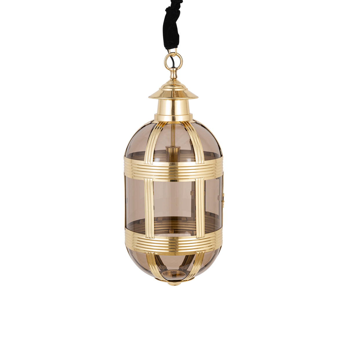 Hanglamp Mikk Ovaal Small - Ø31x71 cm - Glas - Messing PTMD