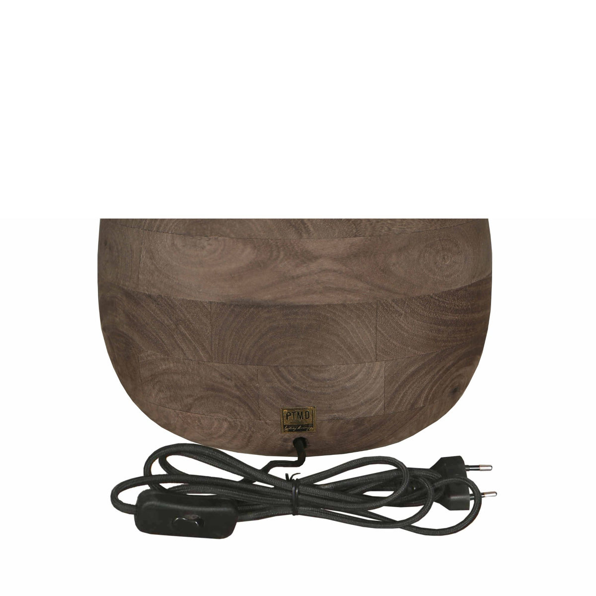 Tafellamp Peake Bruin Mangohout Large PTMD