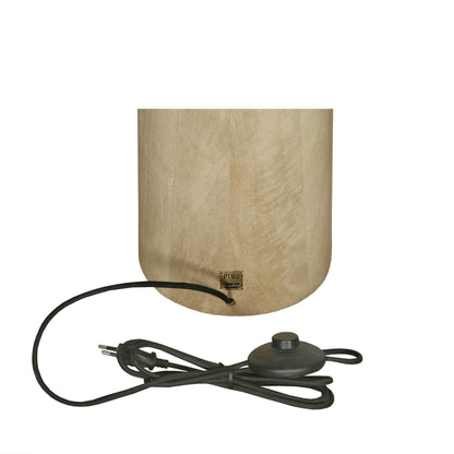 Vloerlamp Elaine  Mango Houten Ronde H130cm PTMD