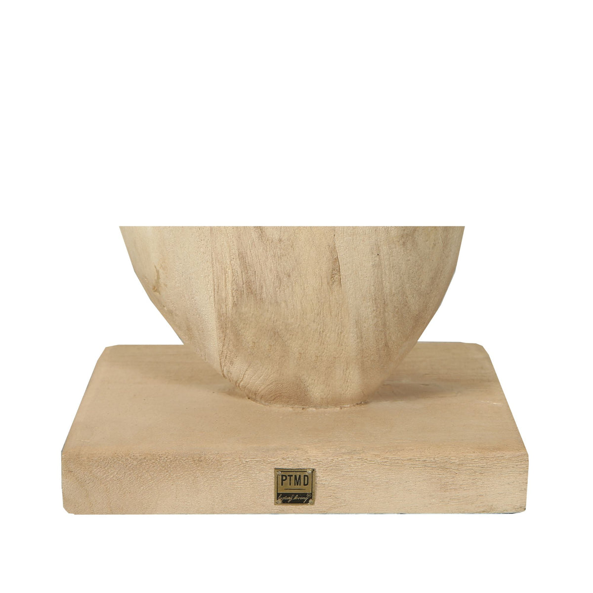 Kodey Natural Mango Wood Circle Shaped Statue PTMD