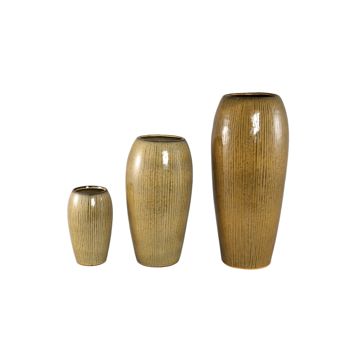 Pot Tamica Donker Bruin Keramiek Pot Large PTMD