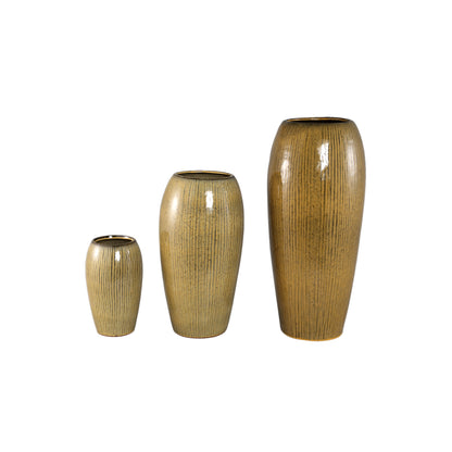 Pot Tamica Donker Bruin Keramiek Pot Large PTMD