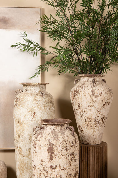 Pot Robena Crème Keramiek Antiek Vintage Medium PTMD