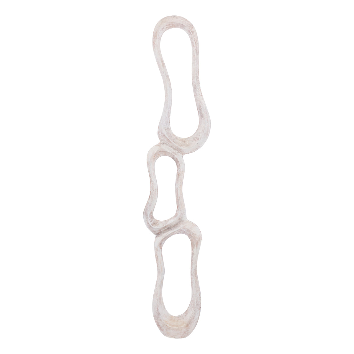 Wanddeco Camare Abstract Design Gegoten Aluminium Beige Large PTMD