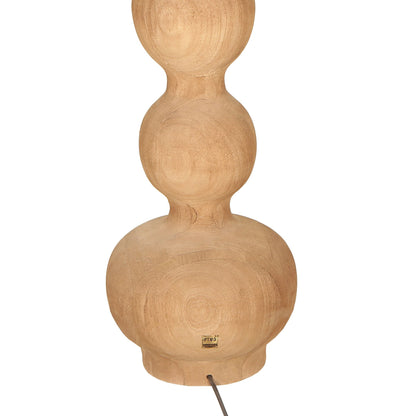 Vloerlamp Altus Naturel Mango Hout Smooth Rond PTMD