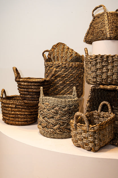 Randye Natural Seagrass Basket Taps PTMD