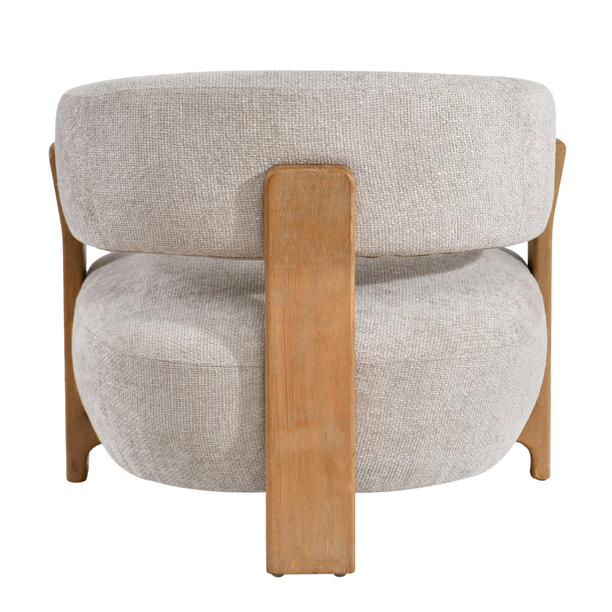 Mire Cream Fauteuil Legacy 15 Dove Rubber wood PTMD