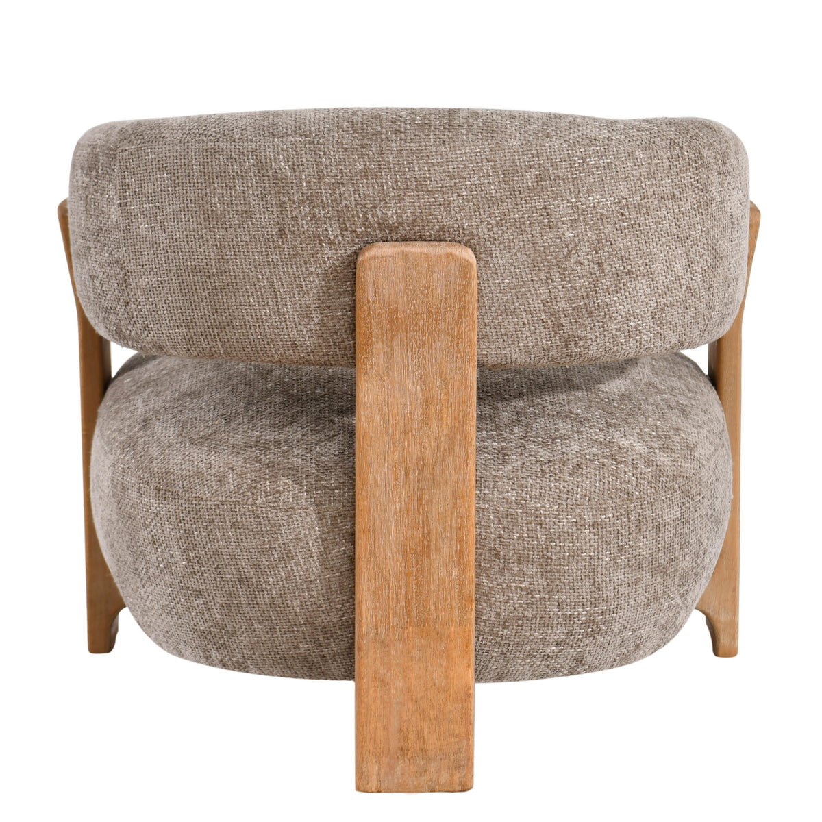 Mire Taupe Fauteuil Legacy 3 Mink Rubber wood PTMD
