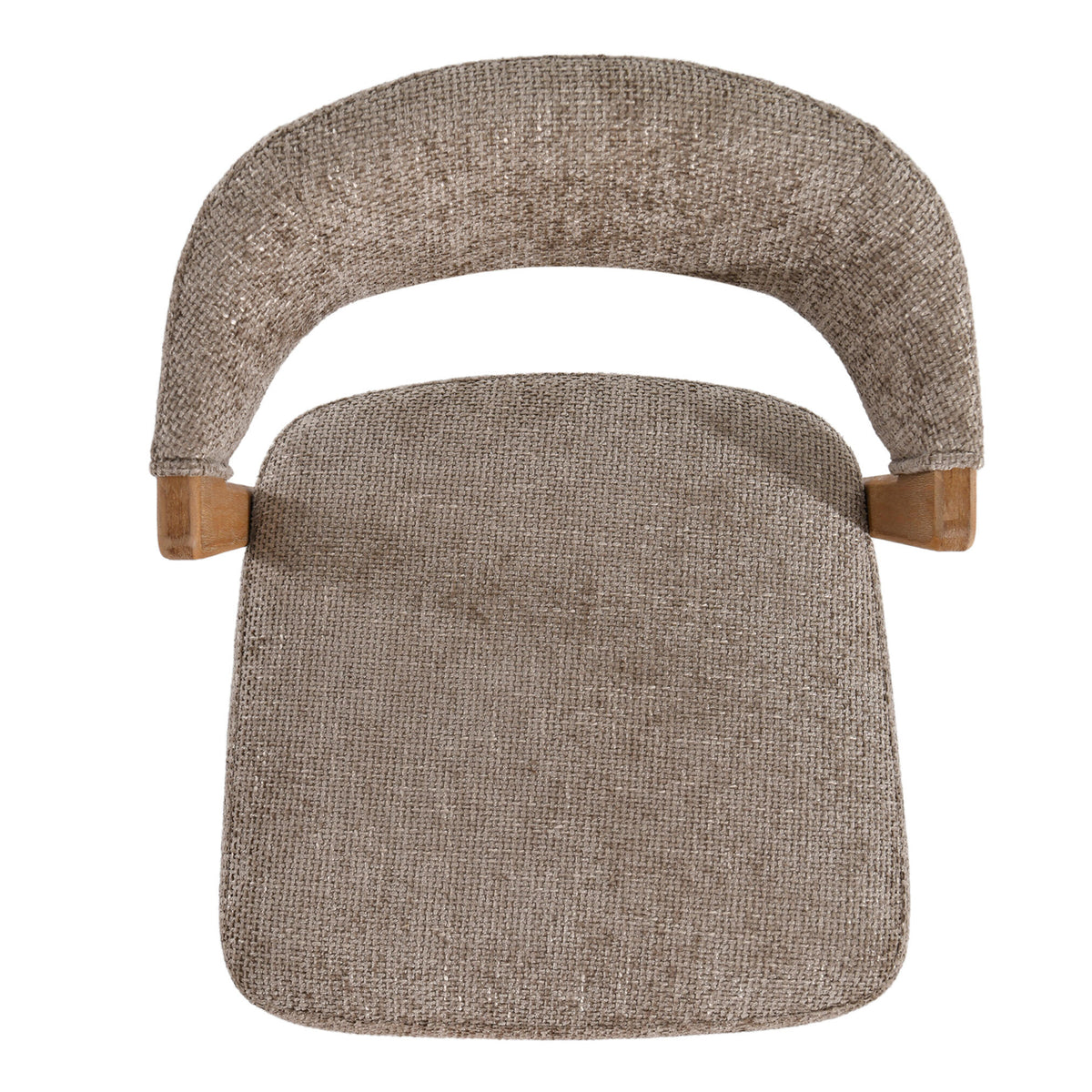 Eetkamerstoel Kael Taupe Legacy 3 Mink Rubberhout Set van 2 PTMD