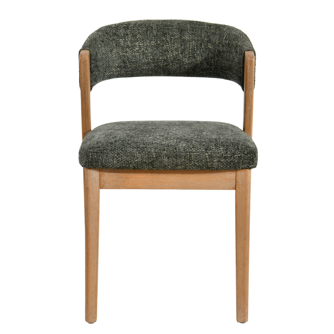 Eetkamerstoel Kael Groen Legacy 10 Olive Rubberhout Set van 2 PTMD