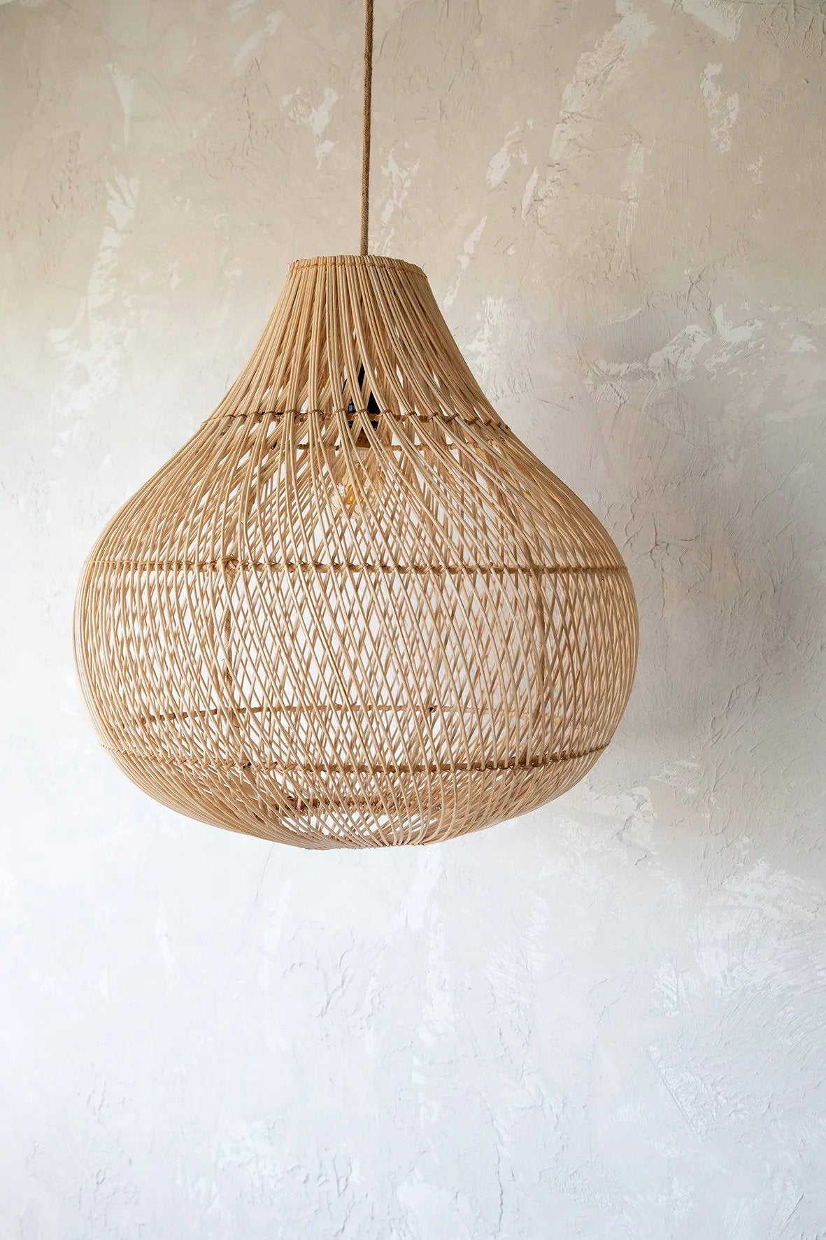 De Bottle Hanglamp - Naturel - Medium Bazar Bizar