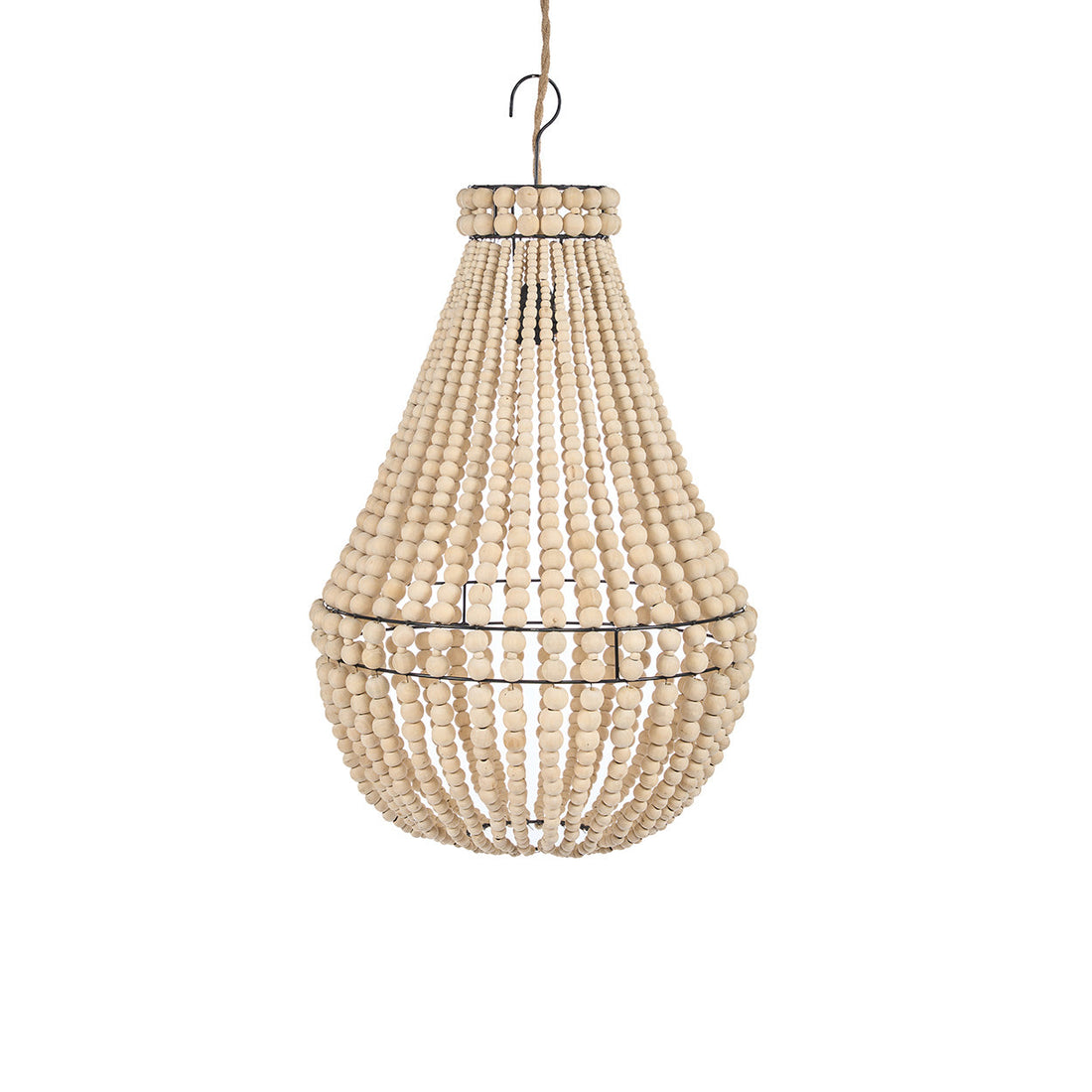 Kroonluchter Teardrop Naturel Medium Bazar Bizar