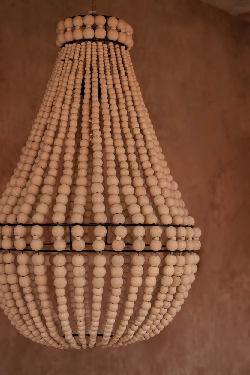 Kroonluchter Teardrop Naturel Medium Bazar Bizar